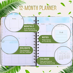 2022 Hardcover Scenery Planner Jan-Dec