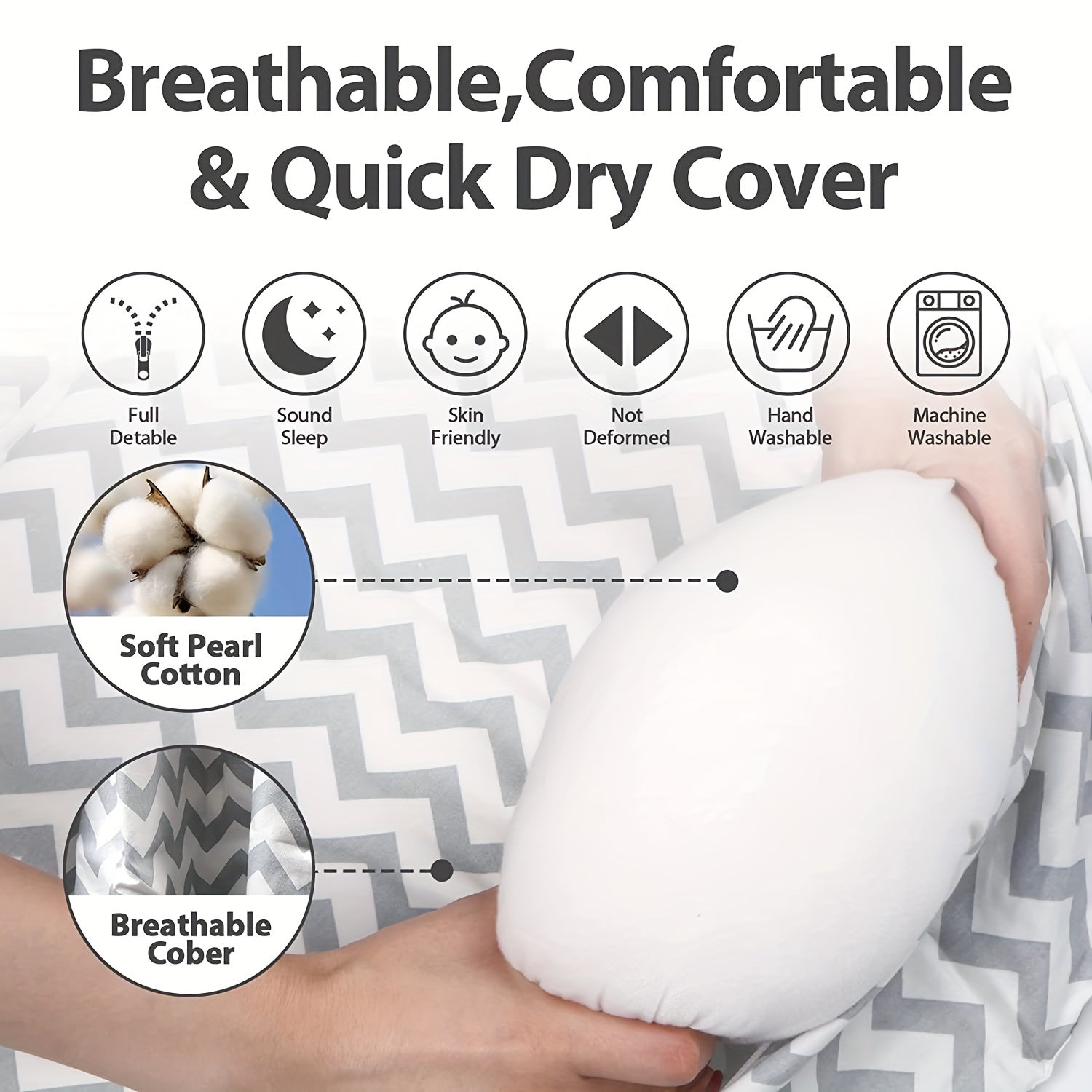 Newborn Baby Portable Anti-pressure Crib In Bed Comfortable Bionic Bed