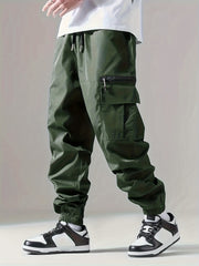 Men's Long Pants with Pockets for Work & Mountaineering