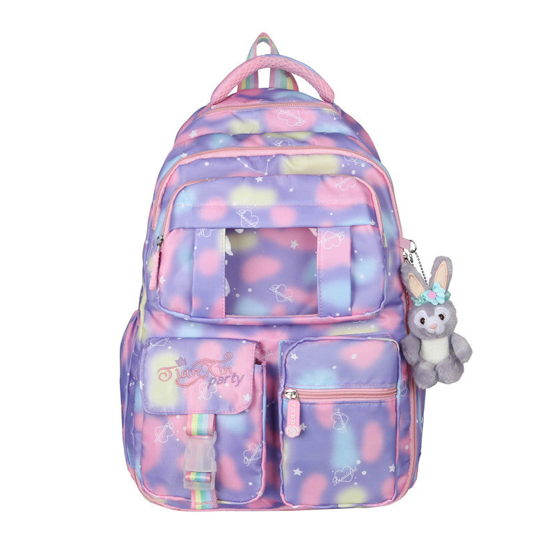 Spine Protection Schoolbag Boys Girls Backpack Large Capacity