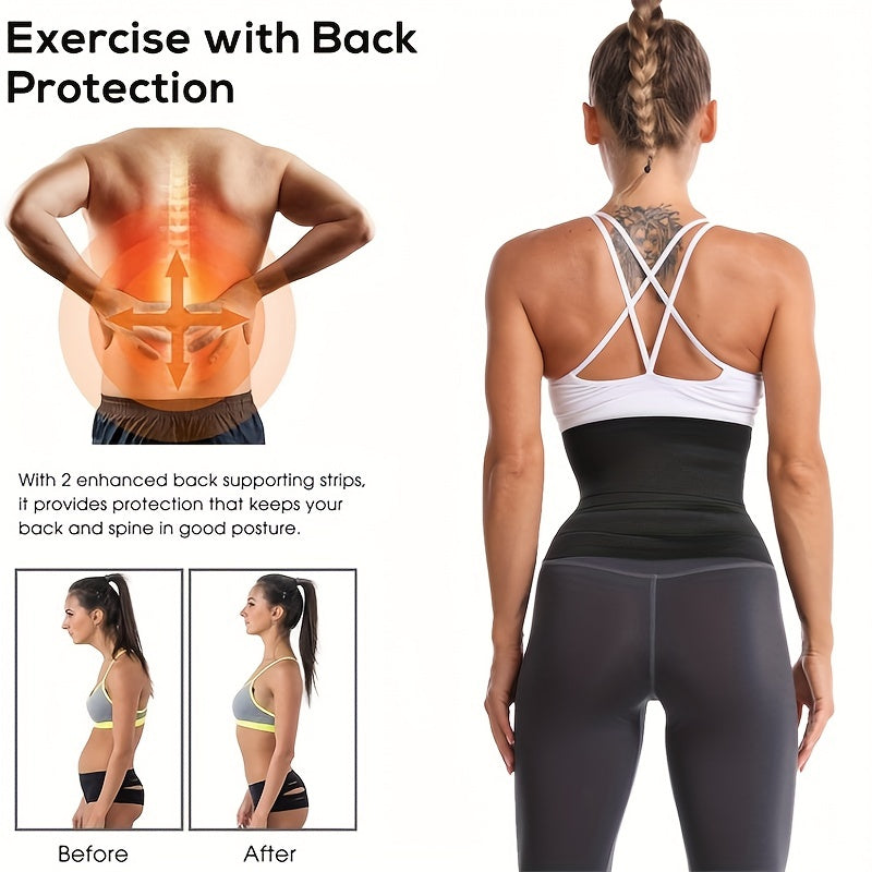 Zipper Waist Trainer Tummy Wrap Tummy Control Belly Belt Women's Underwear