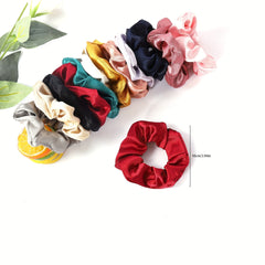 French Vintage Hair Band Ponytail Holder Hair Accessories For Women