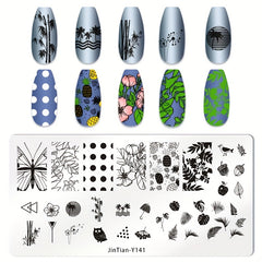 Stainless Steel Nail Stamping Plates Image Stamp Template Tool