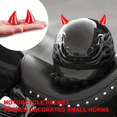 2pcs Helmet Corner Rubber Horn Decoration Motocross Off Road Helmet