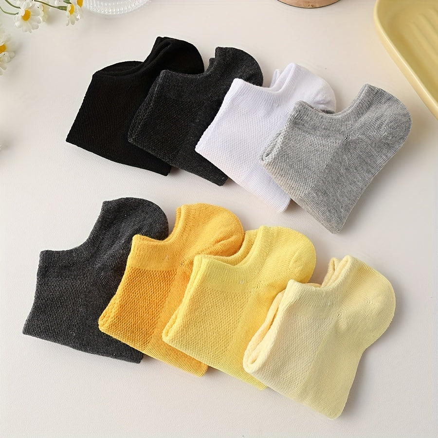 8 Pairs Low Cut Ankle Socks Women's Stockings