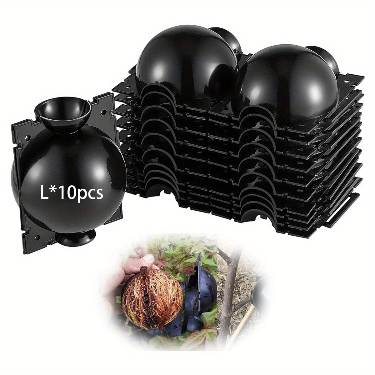 10pcs Reusable Tree Root Growing Box Air Layering Propagation Kit