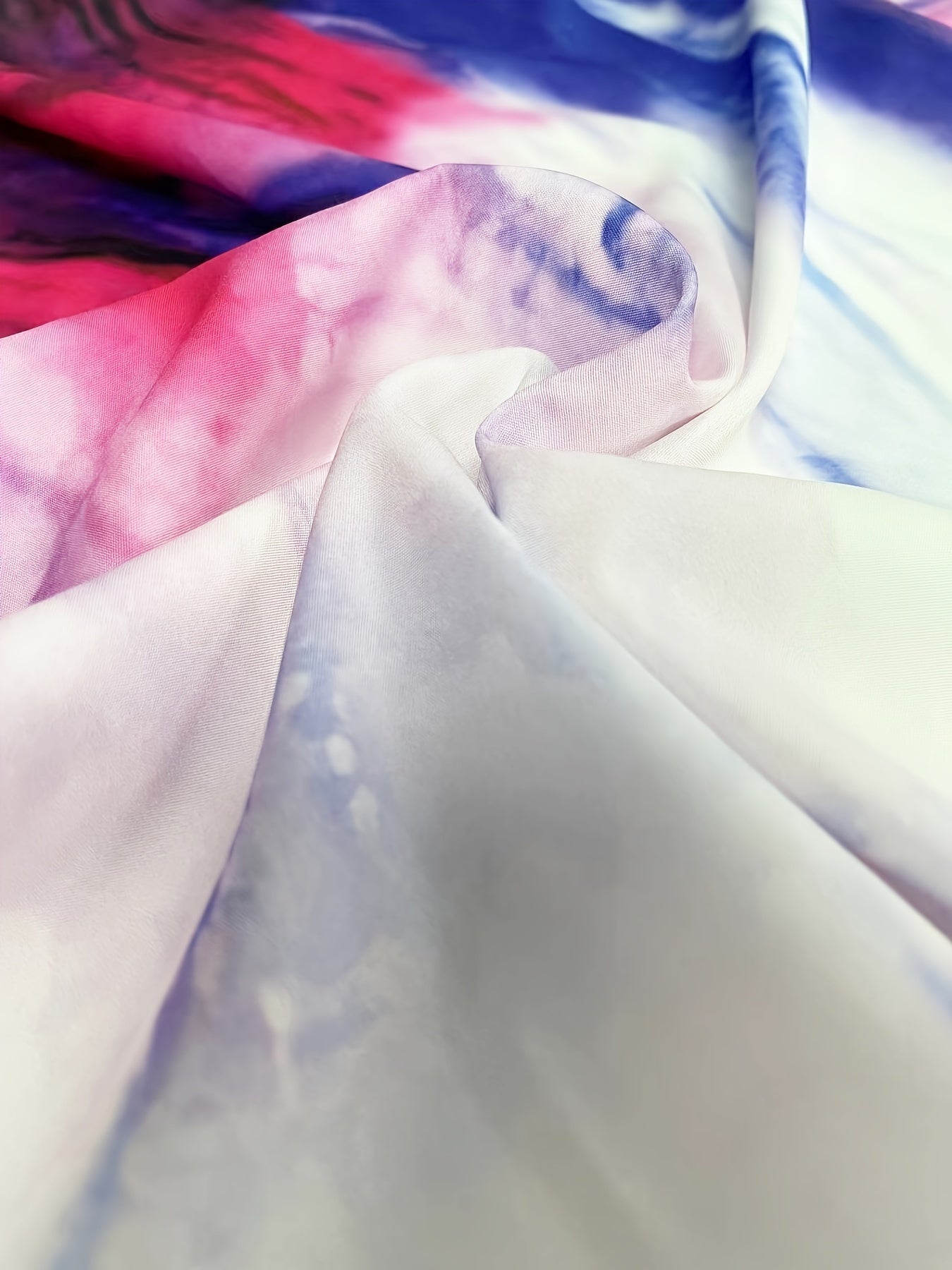  Ombre Print Long Sleeve Maxi Dress