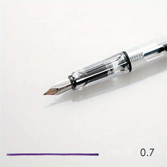 6 Transparent Fountain Pens for Art Gothic Lettering