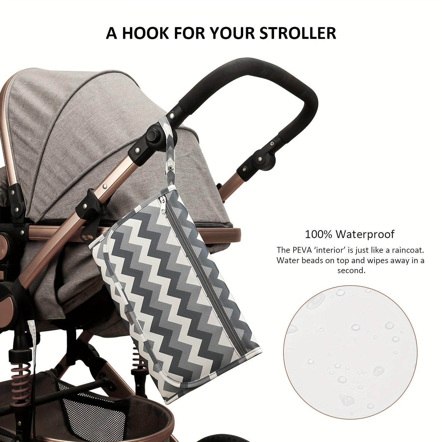 Waterproof Diaper Pad Mother Baby Travel Portable Pad Wipes Bag