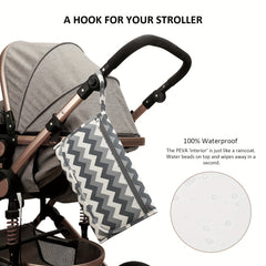 Waterproof Diaper Pad Mother Baby Travel Portable Pad Wipes Bag