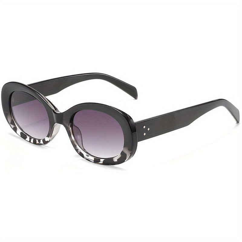 Men's Oval Frame Sunglasses UV Protection Outdoor Sports Glasses