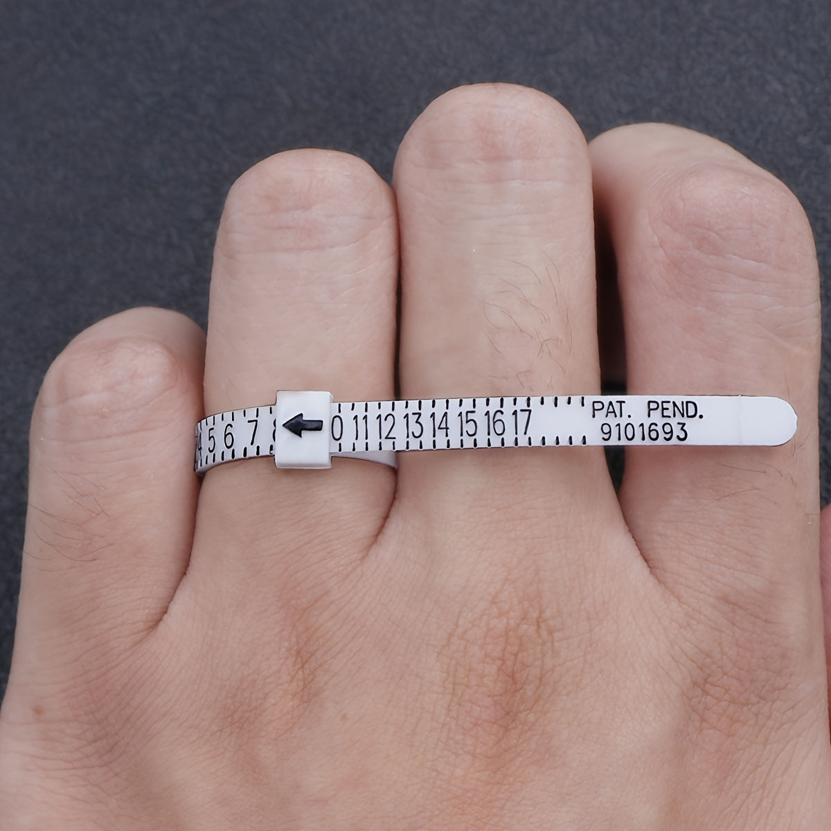 Plastic Ring Measuring Soft Ruler Jewelry Making Supplies