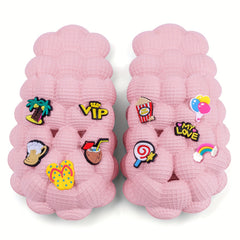 Girls Colorful Non-slip Slippers - Comfortable Indoor Shoes