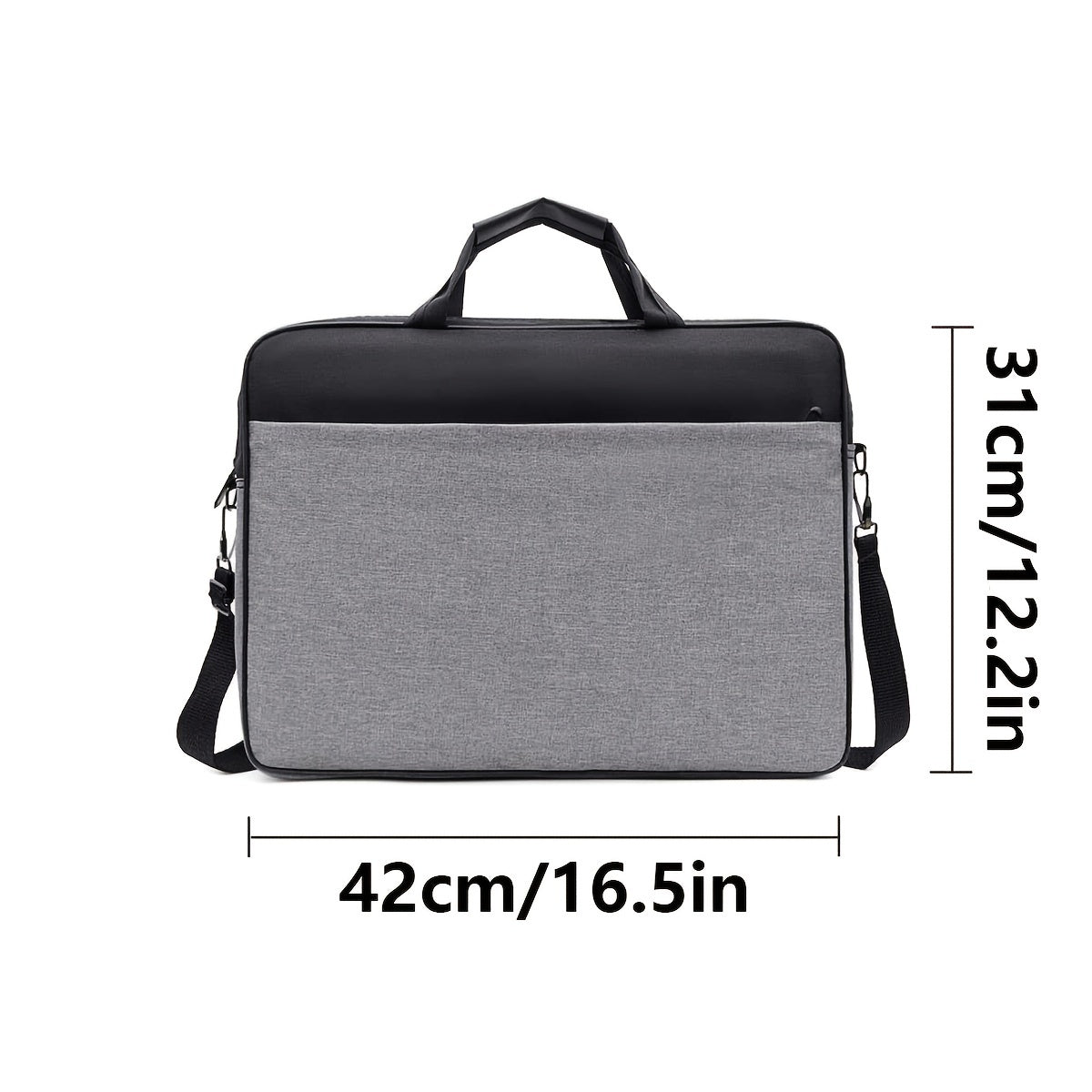 16 Inch Waterproof Laptop Storage Bag with Handle and Zippered Pocket