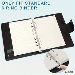A5 Filler Paper 6 Hole Punched 100gsm Lined 100 Sheets