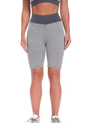 Bubble Jacquard Shorts High Waist Butt Lifting Yoga Shorts