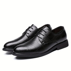 Men's Plaid Print Oxford Shoes Size 13