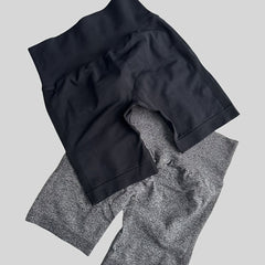 Hip Lifting Yoga Shorts Wide Waistband Biker Shorts Activewear