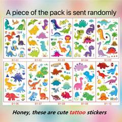 Dinosaur Tattoo Sticker Waterproof Sweat Tyrannosaurus