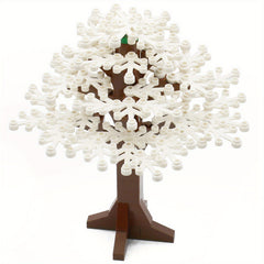 90pcs Building Blocks Tree Set DIY MOC City Street View Road Garden Jungle
