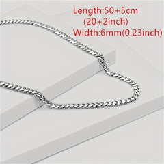 King Necklace For Him Cuban Link Chain Birthday Party Christmas Men