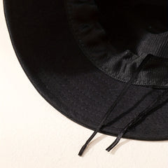 Embroidery Bucket Hat Cotton Sunshade Fisherm