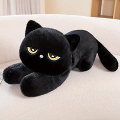 Stomach Cat Plush Toy - Soft Stuffed Animal with Realistic Fur