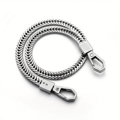 Men's Metal Chain Leather Belt Wallet Keychain Hip Hop Jewelry