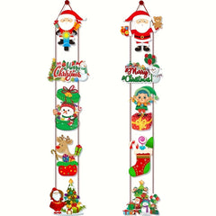 1pc Christmas Door Hanging Decoration Indoor/Outdoor