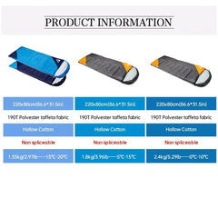 Wide Adult Sleeping Bag for Travel and Camping