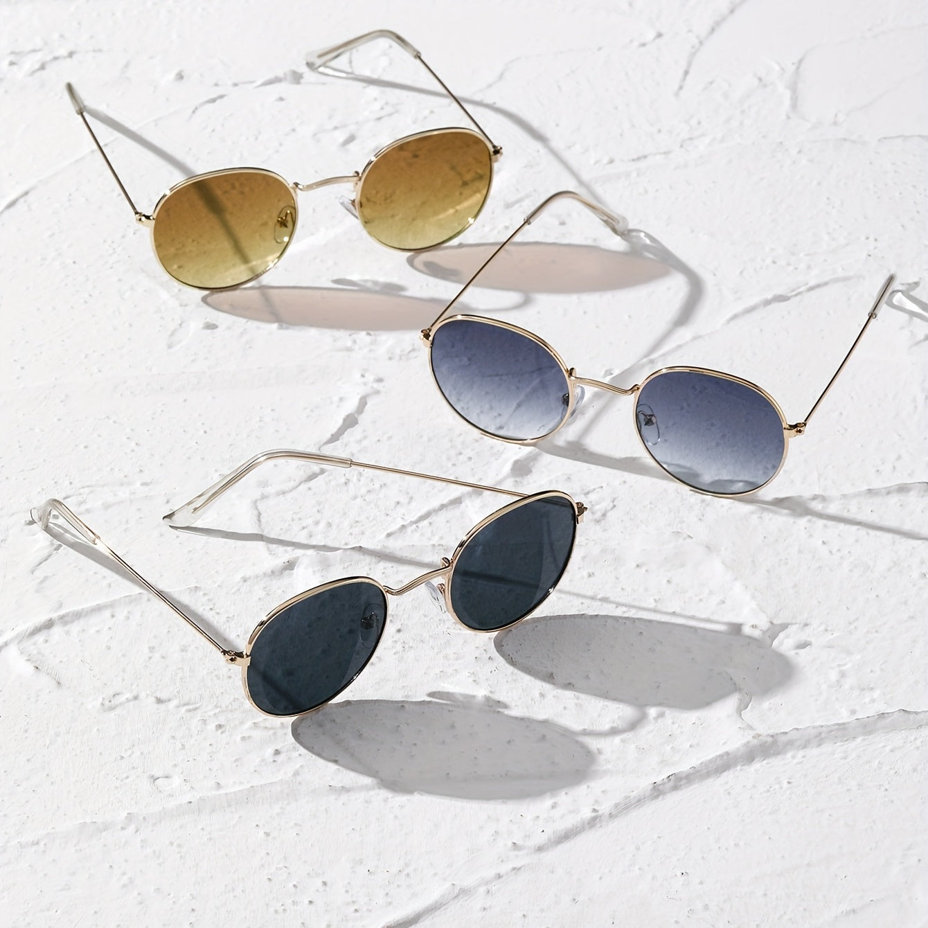 3 Pack Men's Colorful Casual Sunglasses