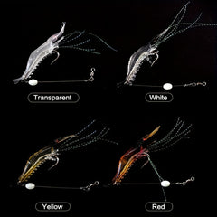 2 76inch Bionic Soft Shrimp Lure for Anglers