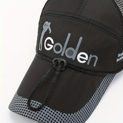 Men's Fishing Hat Peaked Cap Breathable Baseball Cap Sun Hat