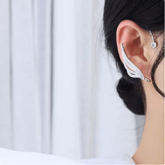 Zircon Wing Ear Clips High End Ear Bone Earrings