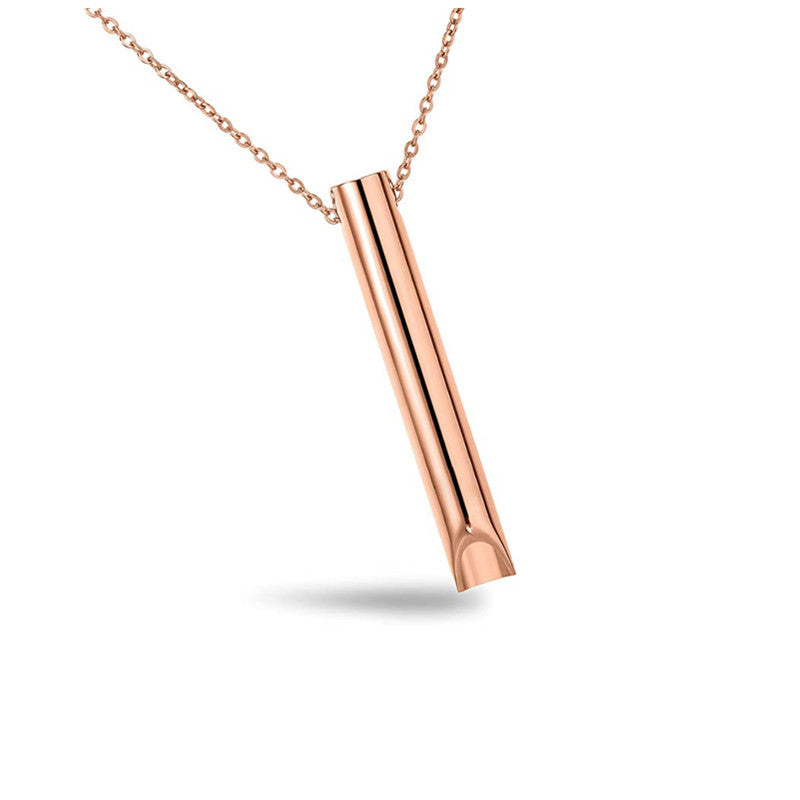 Punk Steel Necklace for Meditation Anxiety Relief Yoga Men