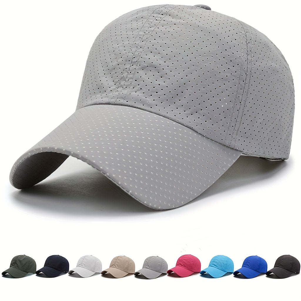 Summer Mesh Baseball Cap Quick Dry Running Trucker Hat