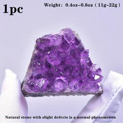 Amethyst Cluster Mineral Specimen Oriental Mysterious Gemstone DIY Jewelry