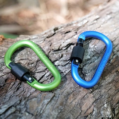 Aluminum Carabiner w/ Screw Lock for Camping Hiking Mountaineering