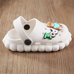 Kids Cartoon Clog Slippers with Charms Lightweight Non Slip & Breathable