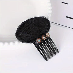 Women's Hair Comb with Cushion for Bangs Styling