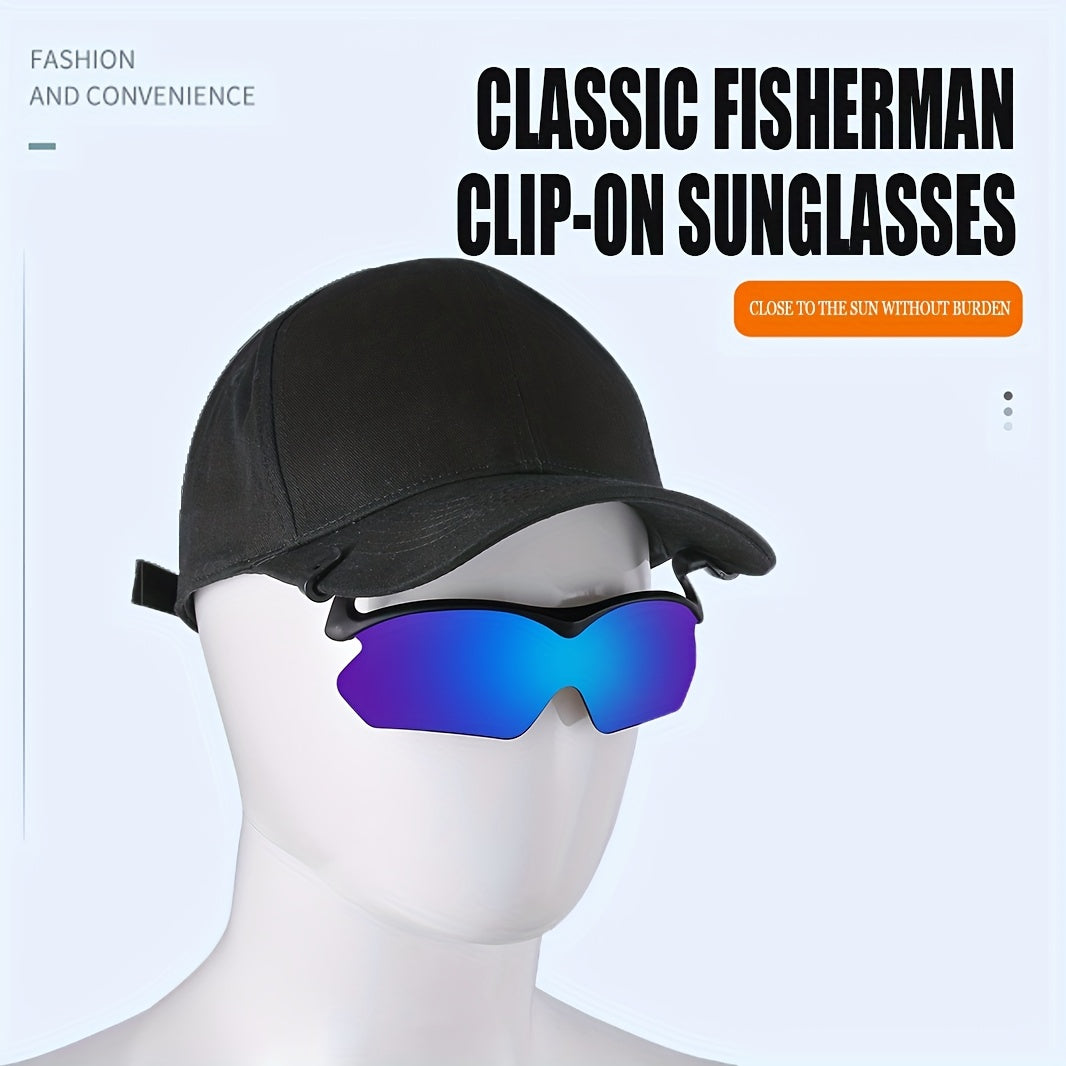 Men's Adjustable Cap Clip Polarized Sunglasses