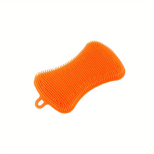 1PC Reusable Silicone Sponge Dish Washing Scrubber Non Stick Kitchen Sponges