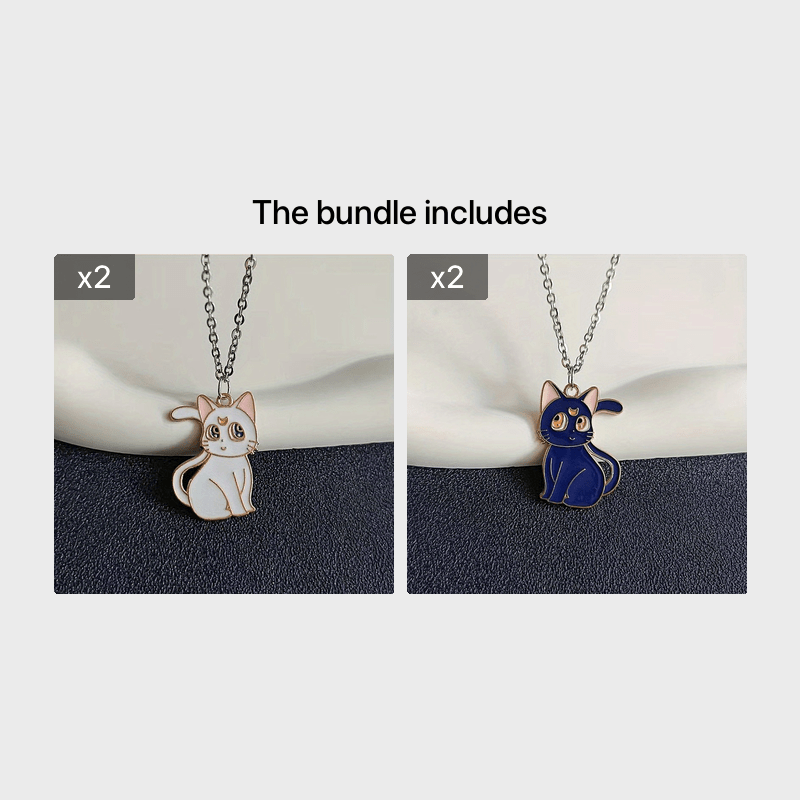 Cat Chain Necklace for Men and Women