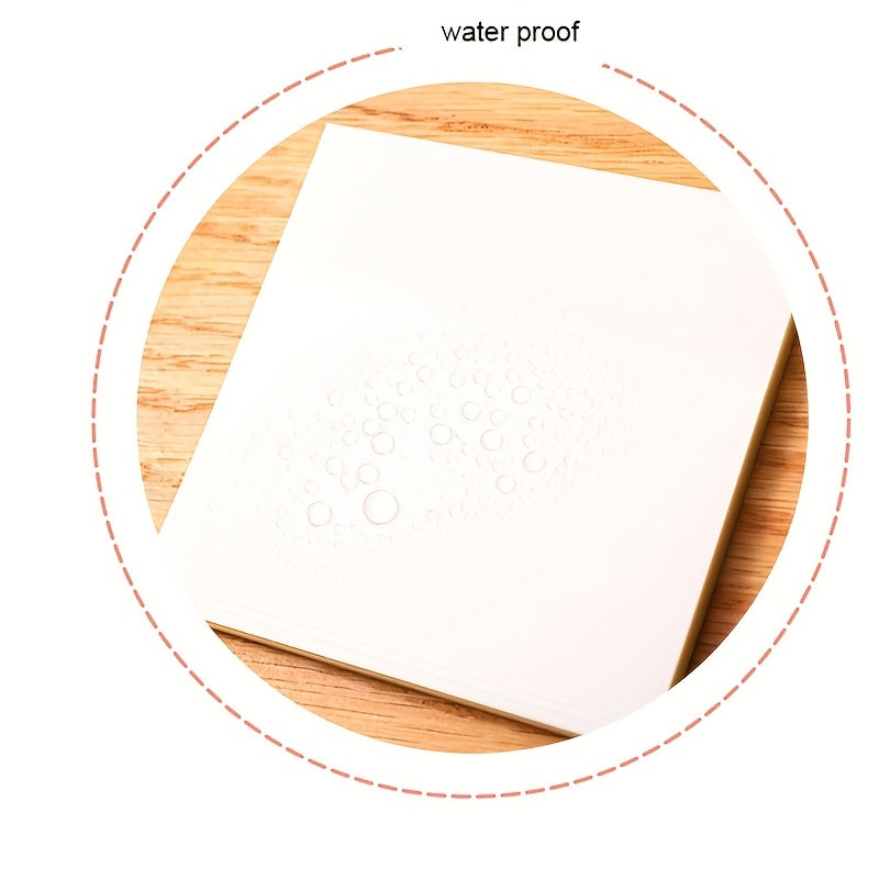 Waterproof Transparent Self Adhesive Memo Pads 50 Sheets