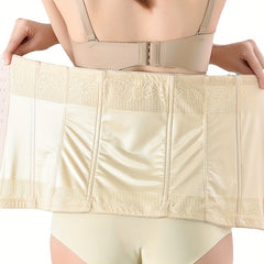 Jacquard Tummy Control Slim Girdle Belt Cincher Women's Underwear