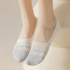 4 Pairs Cartoon Mesh Socks Cute Prints Women's Stockings
