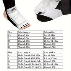 Kickboxing Gloves Ankle Support Half Finger MMA Gloves Foot Protector