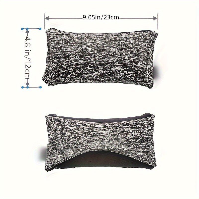 2-in-1 Travel Pillow & Eye Mask for Head, Neck, Chin Support