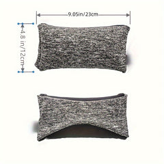 2-in-1 Travel Pillow & Eye Mask for Head, Neck, Chin Support