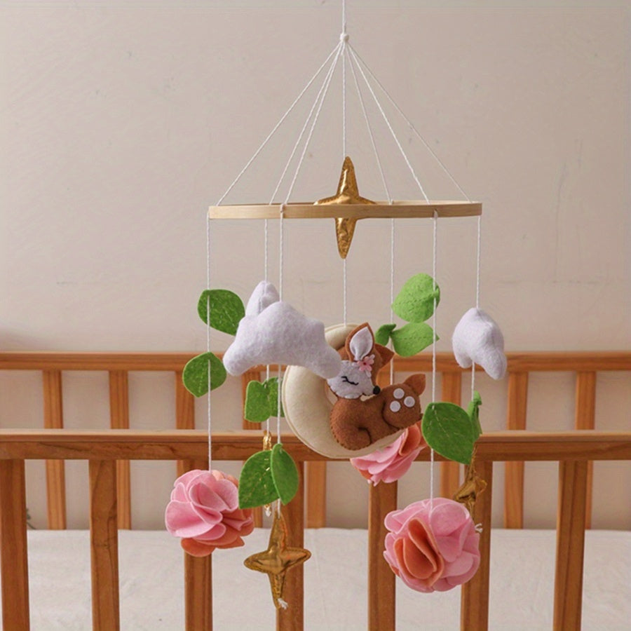 Fox Shaped Baby Moving Bed Soft Colors Rabbit Ears Lightweight